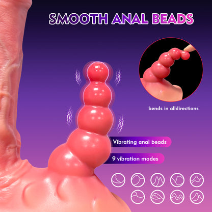 Sit and Ride Thrusting Realistic Dildo Vibrator