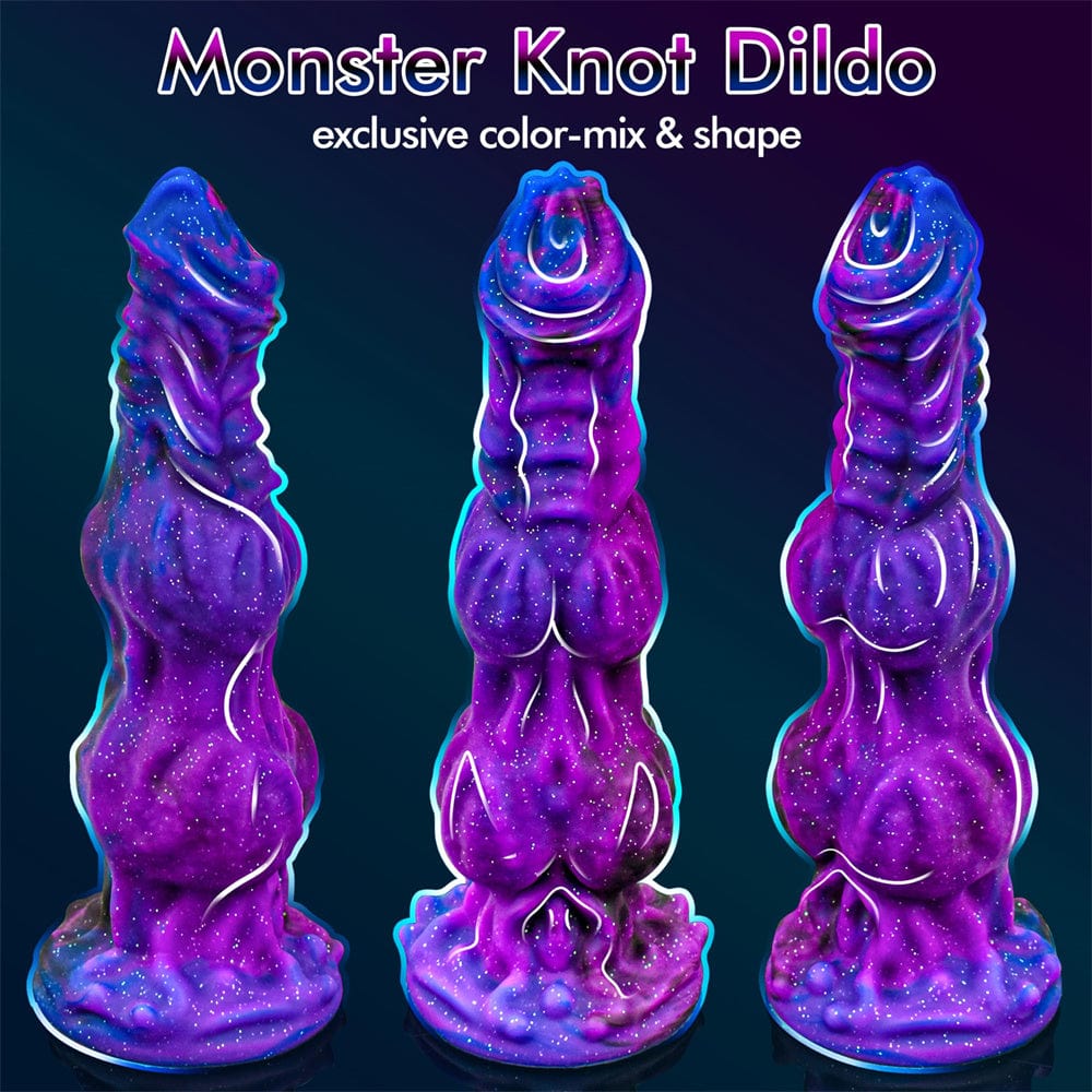 9,6 Zoll Monster Dildo Fantasy Horse Dildo mit 2 großen Knoten und starkem Saugnapf