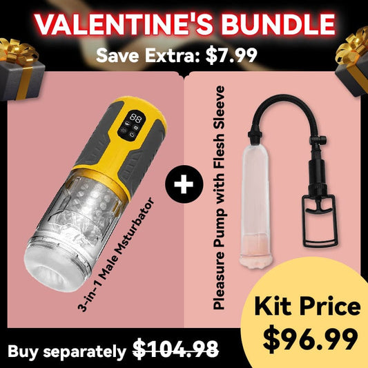 [Geschenk für Ihn] Sparen Sie 7,99 $ – 3-in-1-Männer-Mund- und Lustpumpe