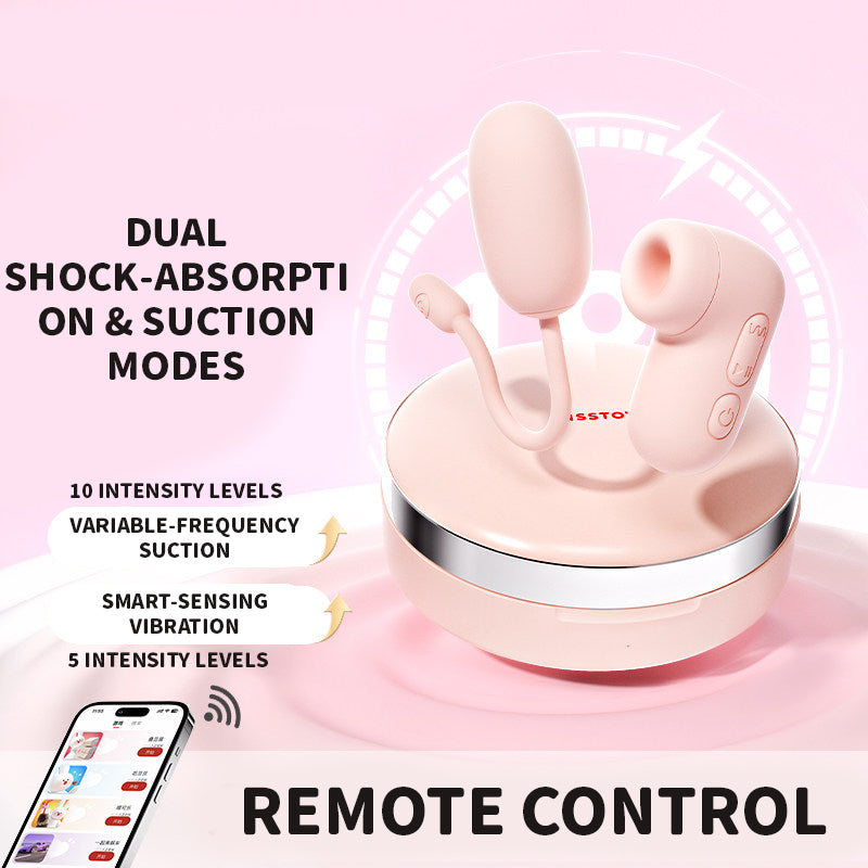 PUPU App-Controlled Suction & Vibrating Egg