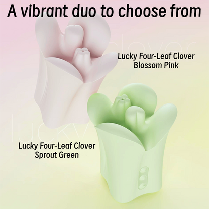 TAOF Lucky Four-Leaf Clover Non-Penetrative Oral Tongue Licking & Multi-Point Massager