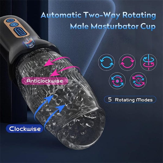 Gawk Gawk 3000 MAX rotierender vibrierender Teleskop-Blowjob-Masturbator