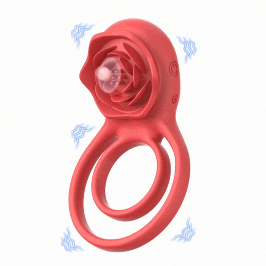 Rose Penisring-Vibrator &amp; Klitorisstimulator 