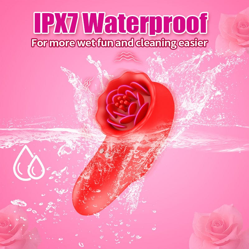 Rose Finger Vibrator G-Punkt Klitorisstimulator für Paarflirten