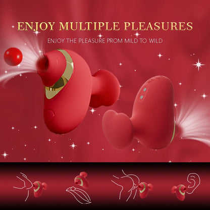 Liebesform Finger Saugen Vibrator Klitoris Stimulation Für Paar Vorspiel 