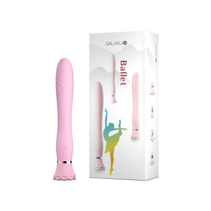 Galaku Ballet Heating G Spot Dildo Vibrator With Suction Cup