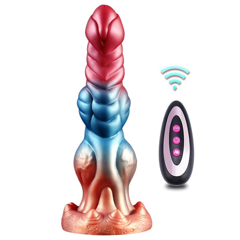 10.23In Monster Dildo Riesiger Dildo Dicker Analdildo mit Stoß- und Vibrationsfunktion