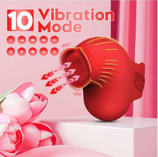 Mini Rose Finger Vibrator Klitorisstimulation für Paare flirten