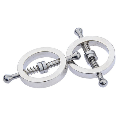 BDSM Metal Adjustable Nipple Clamps Set for Sex Games