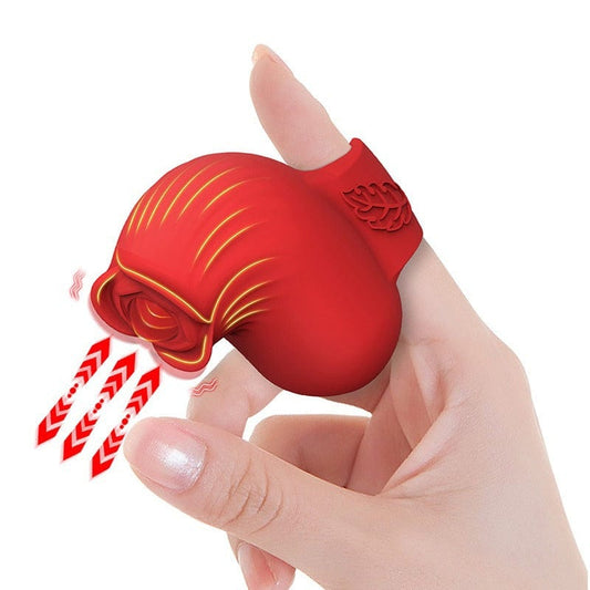 Mini Rose Finger Vibrator Klitorisstimulation für Paare flirten