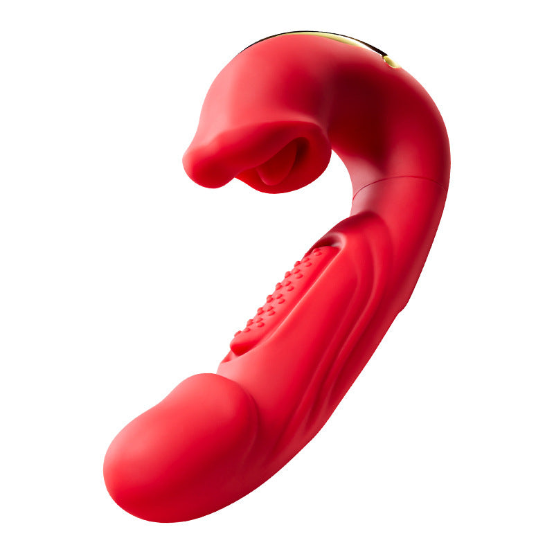 Rose Muncher Mundbeißendes Klopfen Ultimatives Vergnügen G-Punkt-Vibrator