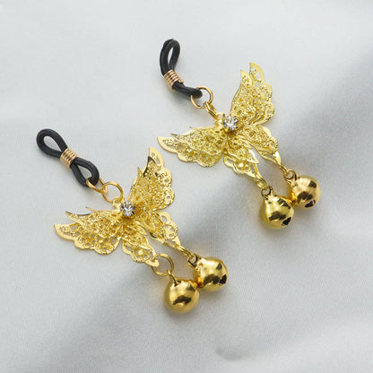 Butterfly Nipple Ring Bell Clamps