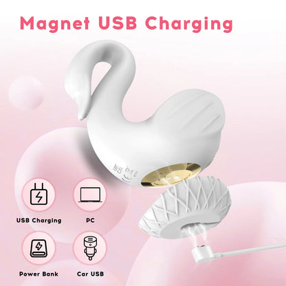 Swan Sucking Clitoral Nipple Stimulation Vibrator