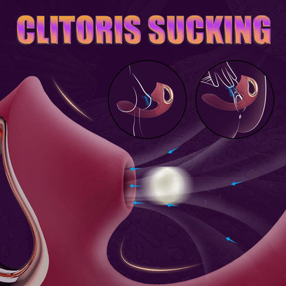 Fashion Masturbation G-spot Stick Sucking Vibrating Stick