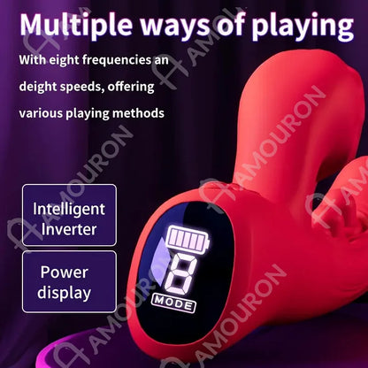 Rose Muncher Biting Mouth Tragbarer G-Punkt-Vibrator