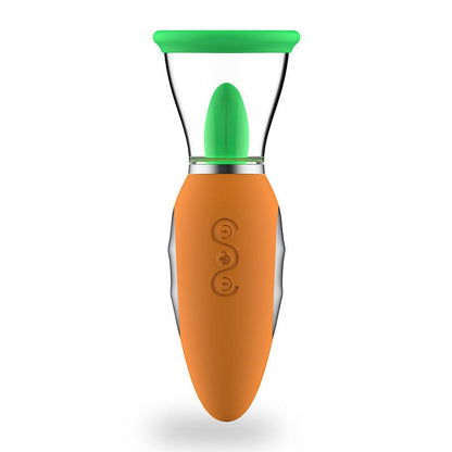 Carrot Vibration Automatic Heating Sucking Tongue Licker Pluggable