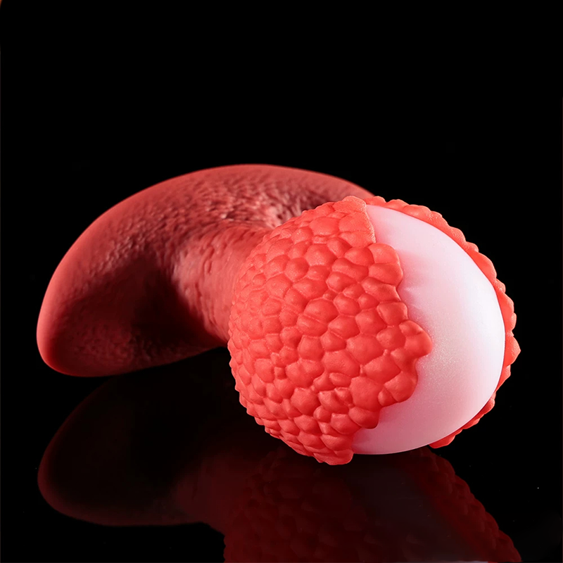 Handcrafted Textured Lychee Thermo-Reactive Fantasy Anal Plug