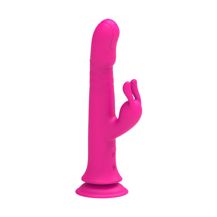 Rain Love Thrusting Strong Shock Rabbit Vibrator mit Saugnapf 