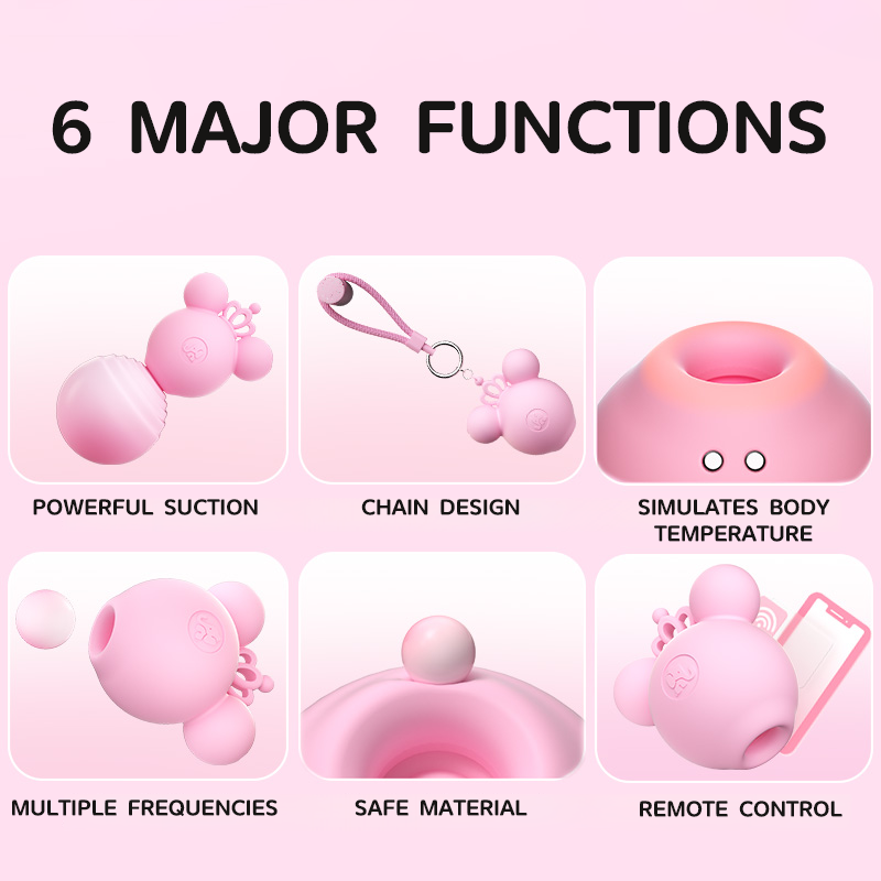 PP Mouse Mini Suction Clitoris Vibrator
