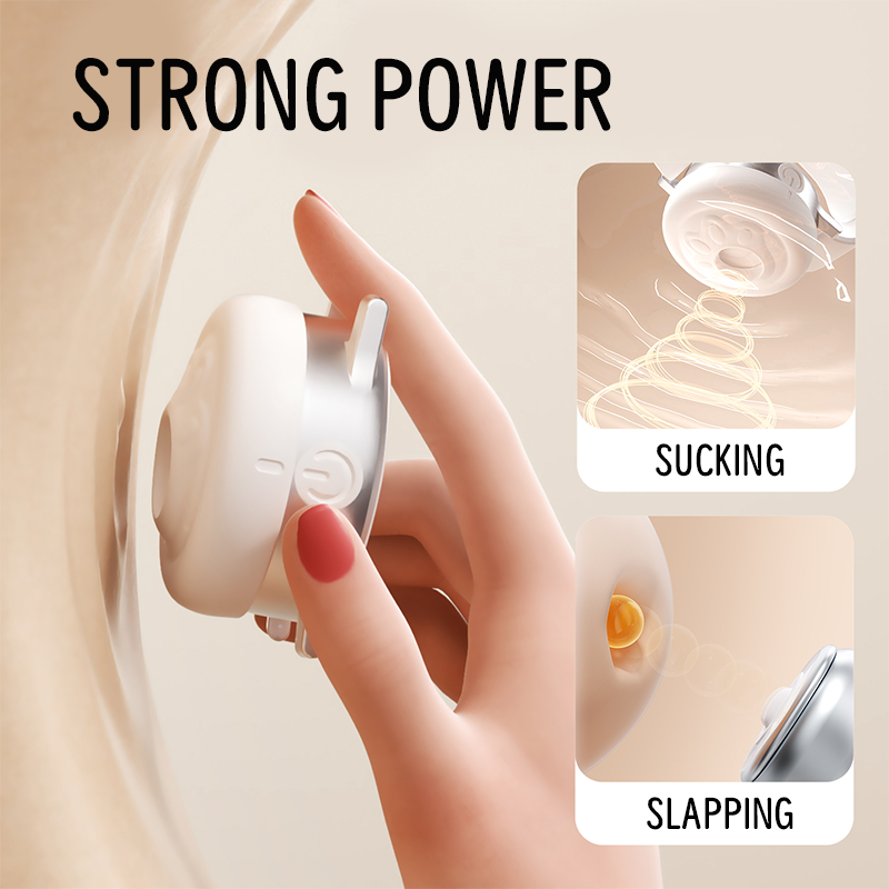 Time Kiss Sucking & Slapping Clitoral Vibrator