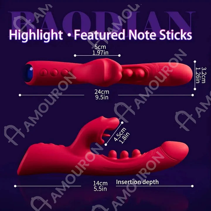 Rose Muncher Biting Mouth Tragbarer G-Punkt-Vibrator