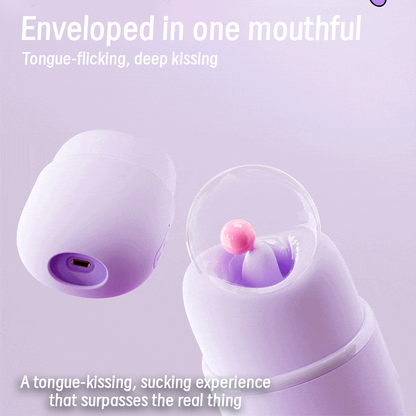 SVAKOM Popsicle BingJiLin Tongue Licking & Clitoral Suction Massager