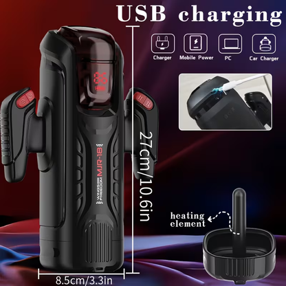 Night God Fully Automatic Gaming-Handle Telescopic Male Masturbation