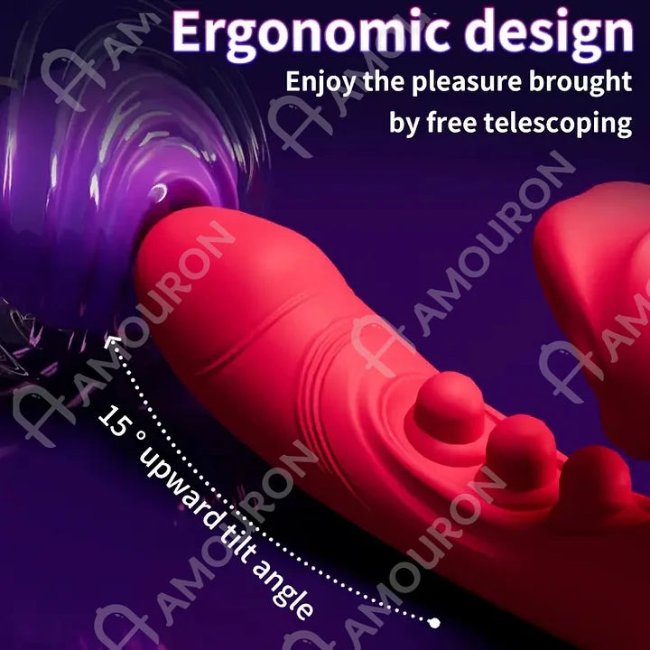 Rose Muncher Biting Mouth Tragbarer G-Punkt-Vibrator