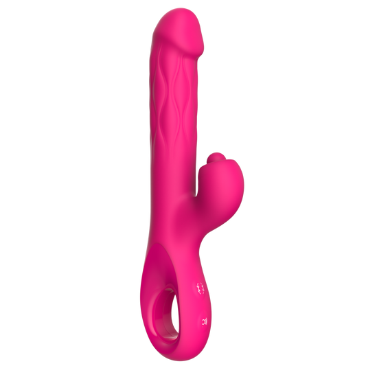 Jinny 4-in-1 Klitoris-Tapping-G-Punkt-Erweiterungsvibrator App-Steuerung