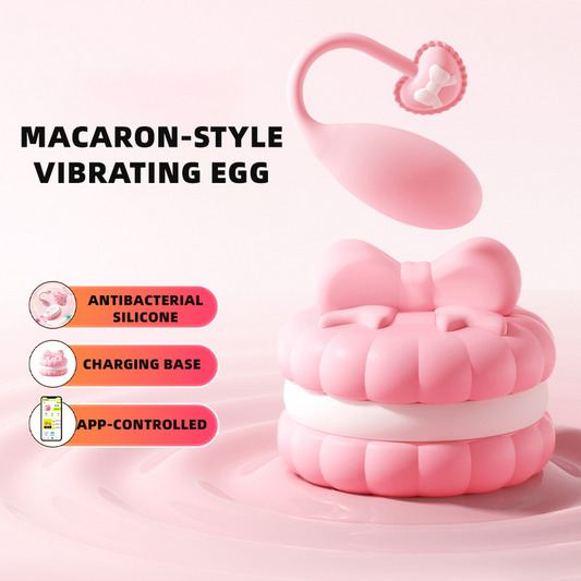 Pink Macaron 10 Modes Egg Vibrator