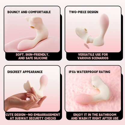 XiangYao Kitty Wearable Suction & Vibrating Toy