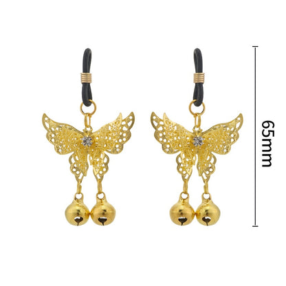 Butterfly Nipple Ring Bell Clamps