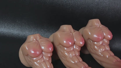 6.69in Realistic Abdominal Muscle Dildo With Sucker